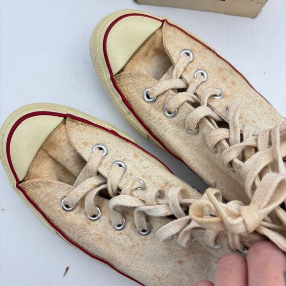 Vintage 80s Converse Chuck Taylor All Star High Sneakers Men\'s 8.5 With Box main image 4